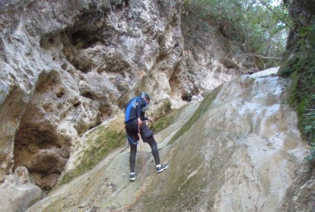 Descenso con cuerda